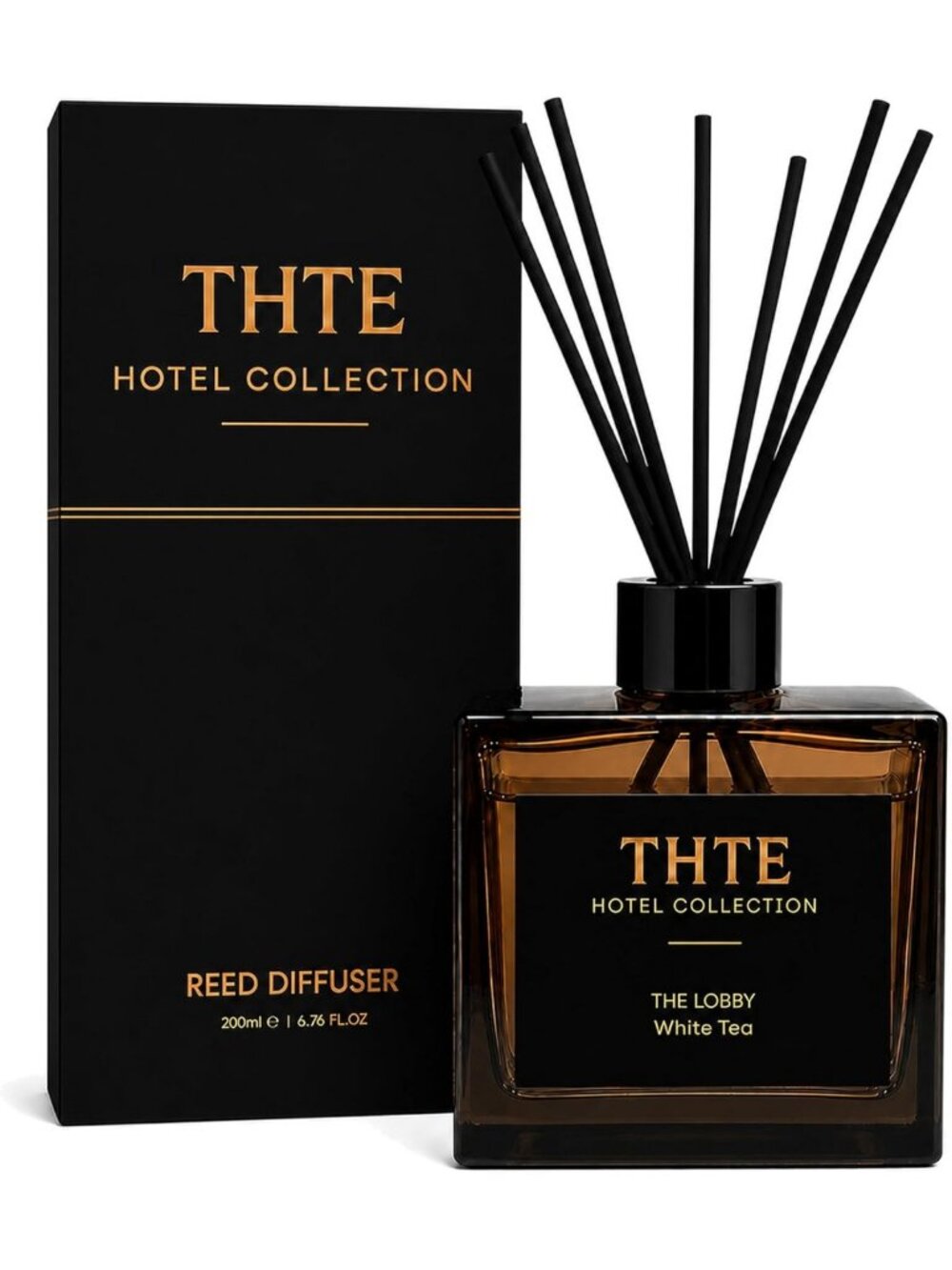 Airy Clean White Tea Reed Diffuser - Long-Lasting Home Fragrance for Bedroom